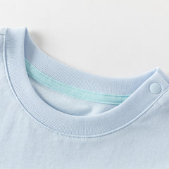 Dave&Bella Toddler Boys Summer Multi-color Cute Animal Print Breathable Cotton T-shirts