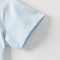 Dave&Bella Toddler Boys Summer Multi-color Cute Animal Print Breathable Cotton T-shirts