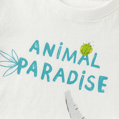 Dave&Bella Toddler Boys Summer Multi-color Cute Animal Print Breathable Cotton T-shirts