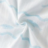 Dave&Bella Toddler Boys Summer Sea Blue Lightweight Indoor Comfortable Pajamas