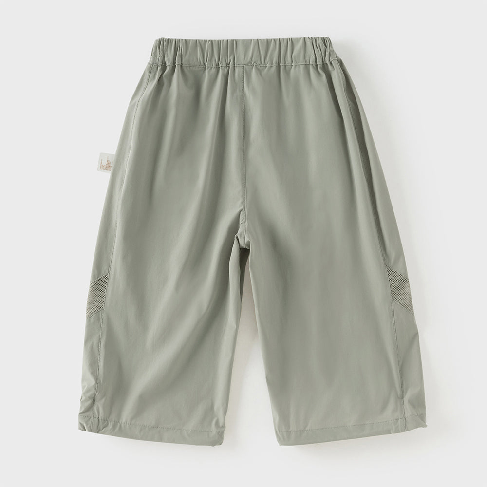 Dave&Bella Toddler Boys Summer Lightweight Straight-leg Loose Casual Pants