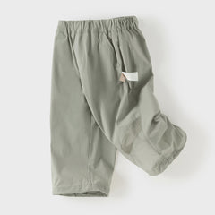 Dave&Bella Toddler Boys Summer Lightweight Straight-leg Loose Casual Pants
