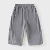Dave&Bella Toddler Boys Summer Lightweight Straight-leg Loose Casual Pants