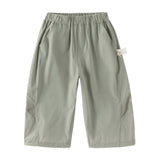 Dave&Bella Toddler Boys Summer Lightweight Straight-leg Loose Casual Pants