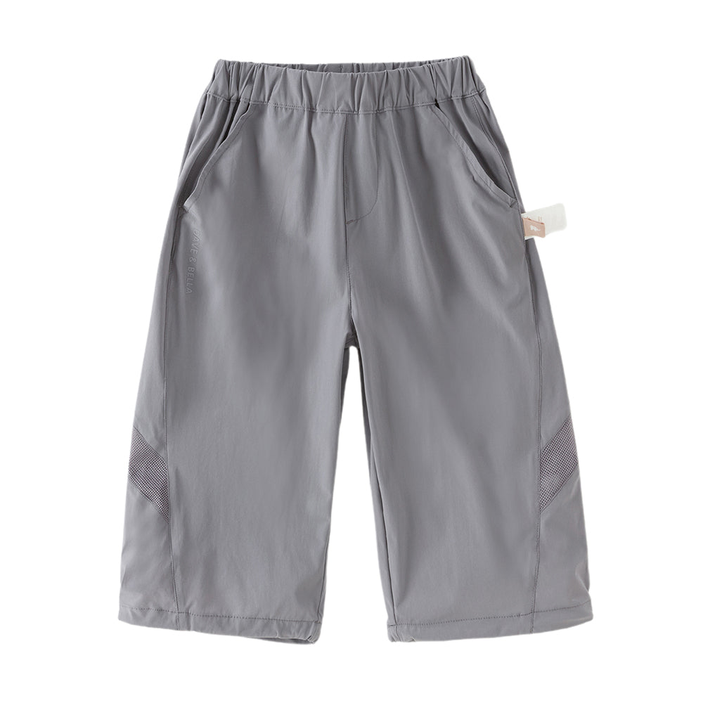 Dave&Bella Toddler Boys Summer Lightweight Straight-leg Loose Casual Pants