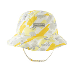 Dave&Bella Toddler Boys Summer Casual Yellow Outdoor Sunscreen Hats