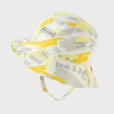 Dave&Bella Toddler Boys Summer Casual Yellow Outdoor Sunscreen Hats