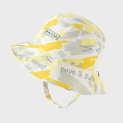 Dave&Bella Toddler Boys Summer Casual Yellow Outdoor Sunscreen Hats