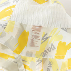 Dave&Bella Toddler Boys Summer Casual Yellow Outdoor Sunscreen Hats