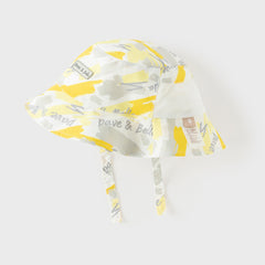 Dave&Bella Toddler Boys Summer Casual Yellow Outdoor Sunscreen Hats
