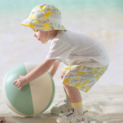 Dave&Bella Toddler Boys Summer Casual Yellow Outdoor Sunscreen Hats