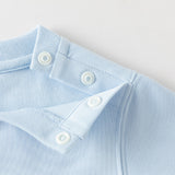 Dave&Bella Summer Toddler Boys Sky Blue Short Sleeve Lightweight Casual T-shirts