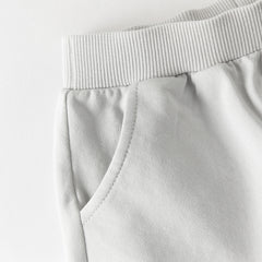 Dave&Bella Summer Toddler Boys Daily Blue Polo Collar Comfortable Outfit Sets