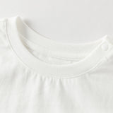 Dave&Bella Summer Toddler Boys White Short Sleeve Soft Cotton Holiday Outfit Sets