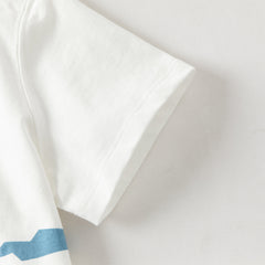 Dave&Bella Summer Toddler Boys White Short Sleeve Soft Cotton Holiday Outfit Sets