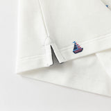 Dave&Bella Summer Toddler Boys College-style White Polo Collar Stretchable Outfit Sets