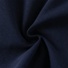 Dave&Bella Summer Toddler Boys College-style White Polo Collar Stretchable Outfit Sets