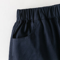 Dave&Bella Summer Toddler Boys Gentle Red Short Sleeve Breathable Formal Outfit Sets