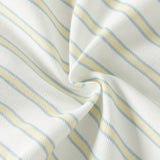 Dave&Bella Summer Baby Boys Yellow White Striped Cute Giraffe Print Soft Rompers
