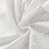 Dave&Bella Baby Girls Summer Cute Purple Floral Sleeveless Soft Cotton Rompers