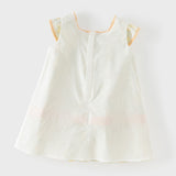 Dave&Bella Summer Toddler Girls Floral Print Breathable Cotton A-line Party Dress