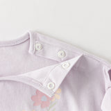 Dave&Bella Toddler Girls Summer Purple Sleeveless Comfortable T-shirt Pant Suits