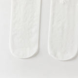 Dave&Bella Kids Girls Summer Elegant Versatile White Stretchy Slim Footed Tights