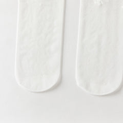Dave&Bella Kids Girls Summer Elegant Versatile White Stretchy Slim Footed Tights Leggings