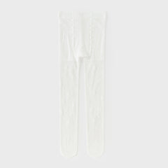 Dave&Bella Kids Girls Summer Elegant Versatile White Stretchy Slim Footed Tights Leggings
