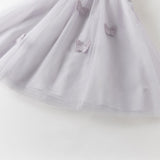 Dave&Bella Toddler Girls Summer Elegant Purple Butterfly Mesh Princess Dress -1