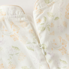Dave&Bella Toddler Girls Summer Elegant Chinese-style Floral Print Top Pant Outfit Sets
