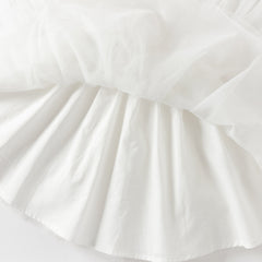 Dave&Bella Summer Kids Girls Pink Chinese-style Turtle Flutter Sleeve Top Mesh Skirt Suits