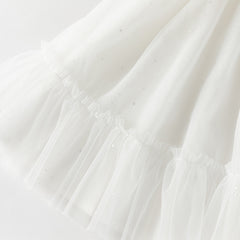 Dave&Bella Summer Kids Girls Pink Chinese-style Turtle Flutter Sleeve Top Mesh Skirt Suits