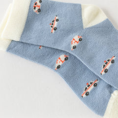 Dave&Bella Children Boys/Girls Summer Soft Lightweight Casual Short Socks[Pack of 2]