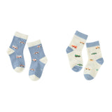 Dave&Bella Children Boys/Girls Summer Soft Lightweight Casual Short Socks[Pack of 2]