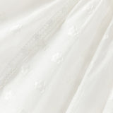 Dave&Bella Summer Toddler Girls Beige Adorable Flower Embroidery Mesh Princess Dress