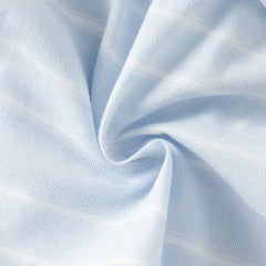 Dave&Bella Summer Toddler Girls Elegant Light Blue Flutter Sleeve Cotton A-line Dress