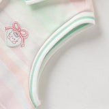 Dave&Bella Summer Girls Sweet Pink Preppy Polo Collar Sleeveless Outfit Sets