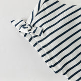 Dave&Bella Toddler Girls Summer Stylish Striped Sleeveless Soft Cotton T-shirts