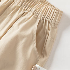 Dave&Bella Toddler Boys Summer Playful Crocodile Print Short Sleeve Top Long Pant Suits