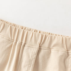 Dave&Bella Summer Toddler Boys Casual Blue/Khaki cotton Soft Loose Jogger Pants