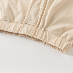 Dave&Bella Summer Toddler Boys Casual Blue/Khaki cotton Soft Loose Jogger Pants