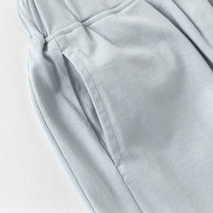 Dave&Bella Summer Toddler Boys Casual Blue/Khaki cotton Soft Loose Jogger Pants