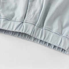 Dave&Bella Summer Toddler Boys Casual Blue/Khaki cotton Soft Loose Jogger Pants