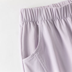 Dave&Bella Toddler Girls/Boys Summer Casual Purple/Blue Loose Lightweight Jogger Pants