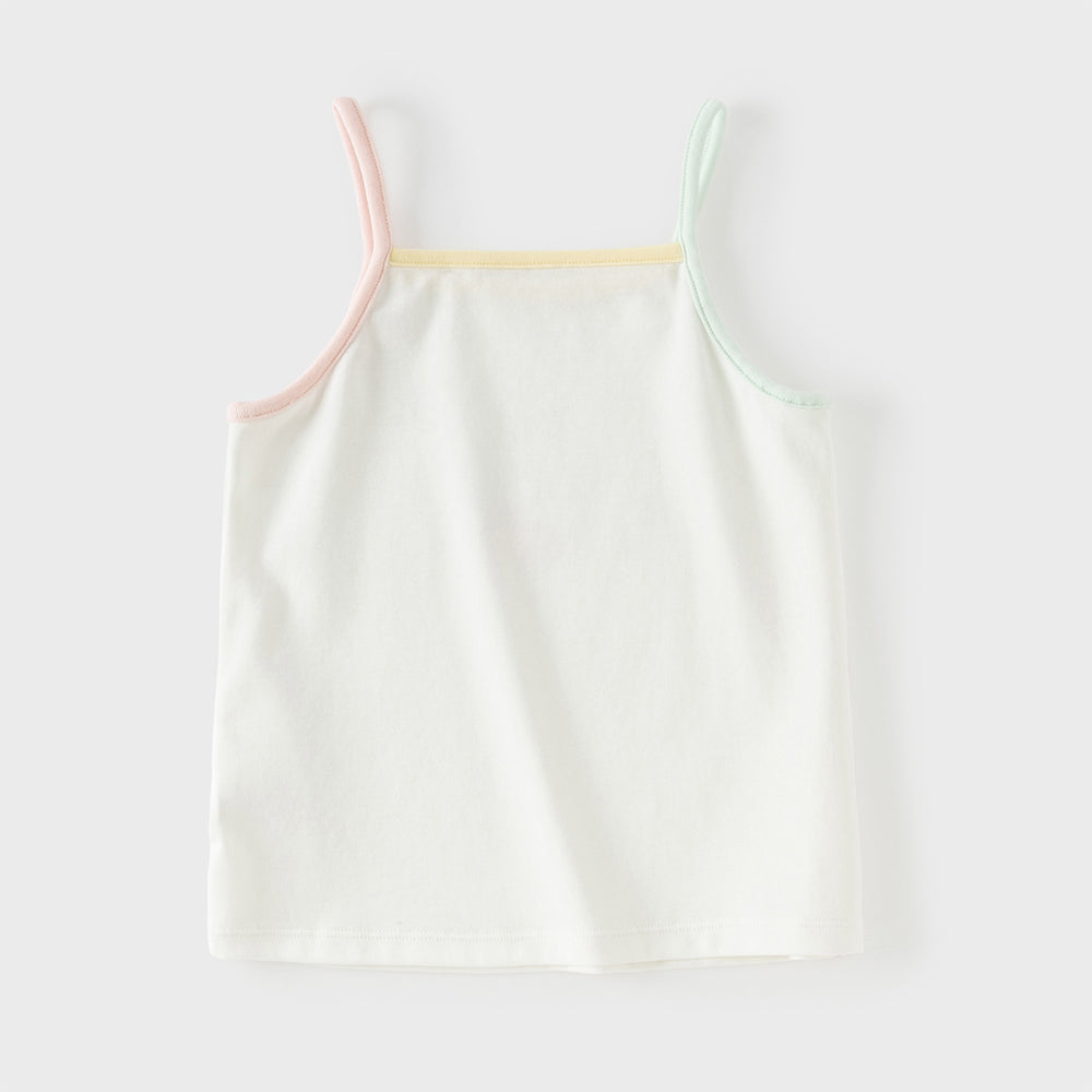 Dave&Bella Summer Toddler Girls Lightweight Stretchable Sleeveless Versatile Tank Tops