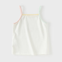 Dave&Bella Summer Toddler Girls Lightweight Stretchable Sleeveless Versatile Tank Tops