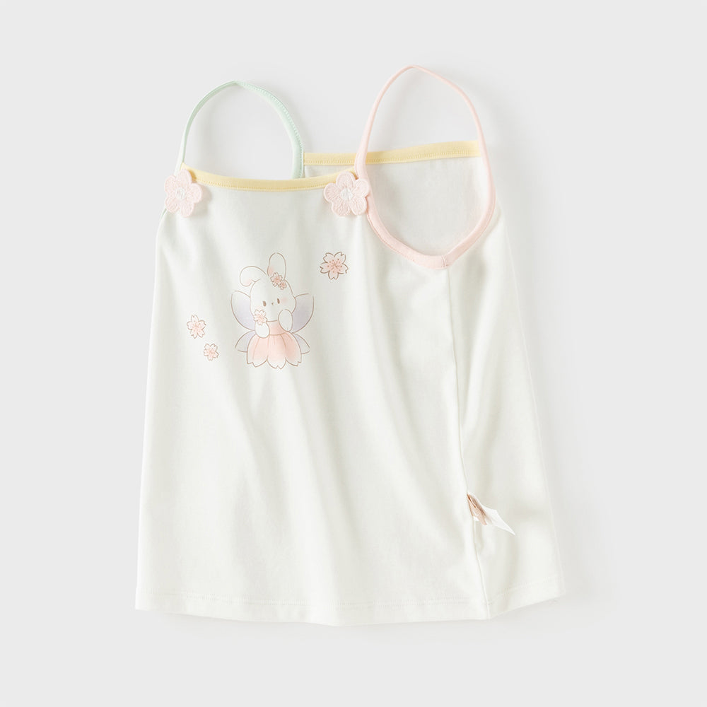 Dave&Bella Summer Toddler Girls Lightweight Stretchable Sleeveless Versatile Tank Tops