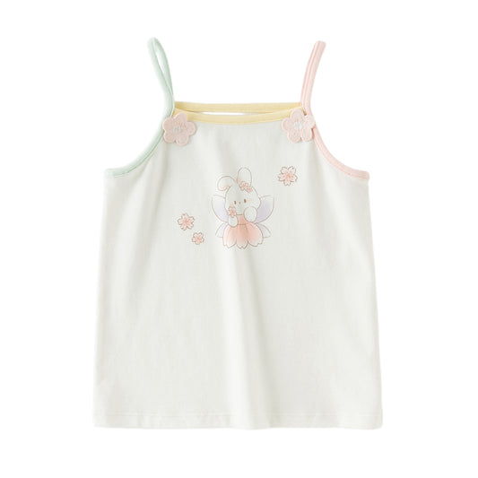 Dave&Bella Summer Toddler Girls Lightweight Stretchable Sleeveless Versatile Tank Tops