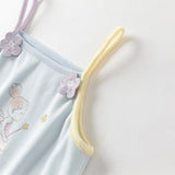 Dave&Bella Summer Toddler Girls Lightweight Stretchable Sleeveless Versatile Tank Tops